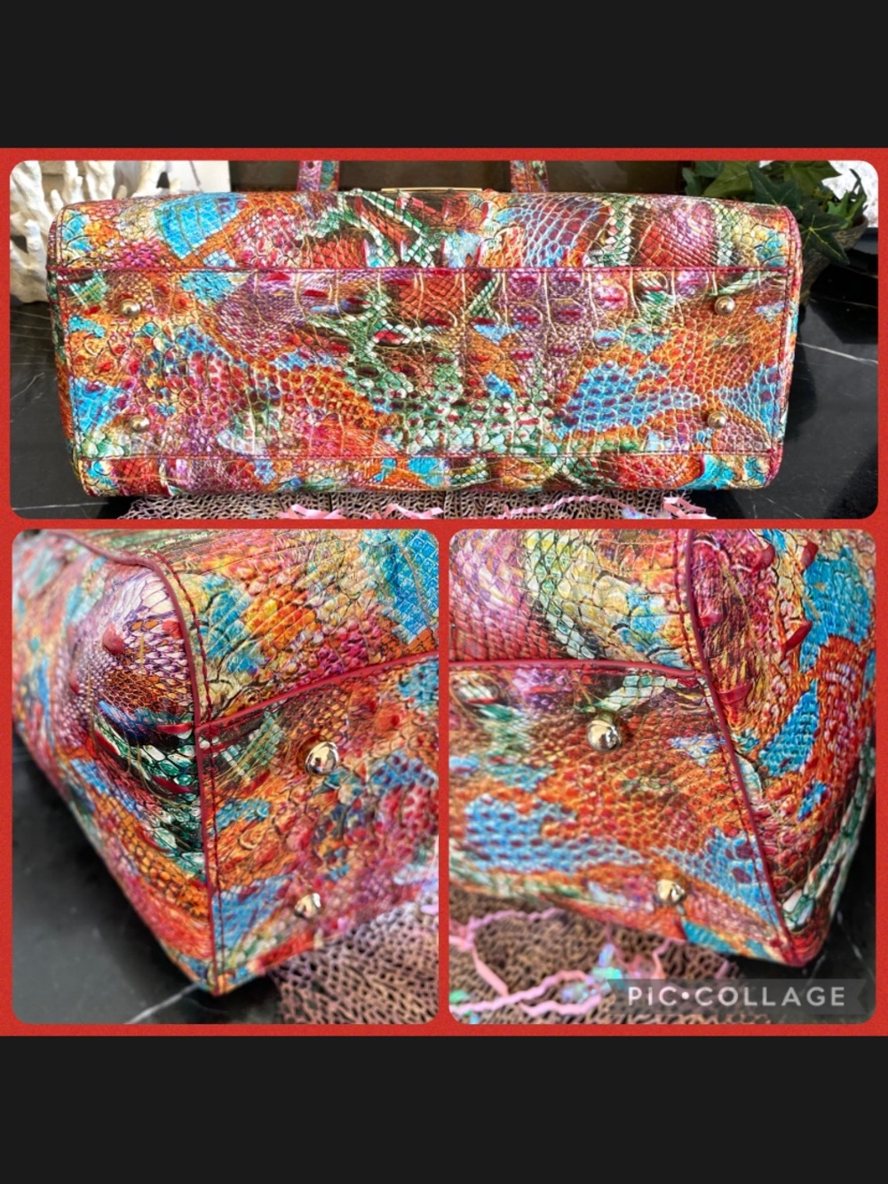 ❤️GORGEOUS “APRIL” Brahmin XL Tote ❤️ - Picture 12 of 16
